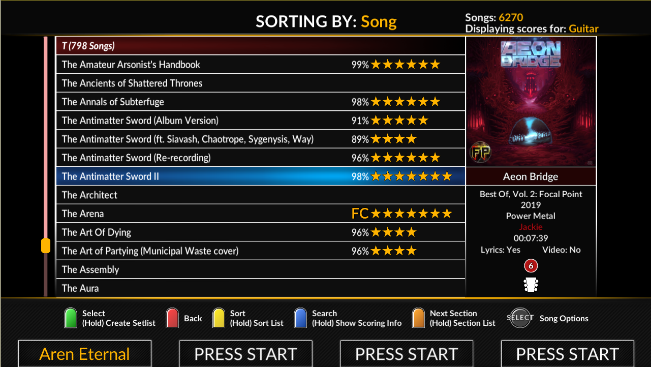 Clone Hero Setlists - Custom Songs Central